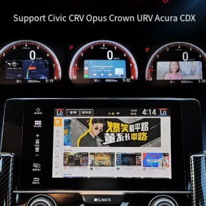 Honda da Vinci center control optimization car 10th generation Civic Crown Road URV Hao Ying CRV navigation black technology screen upgrade car machine hacking