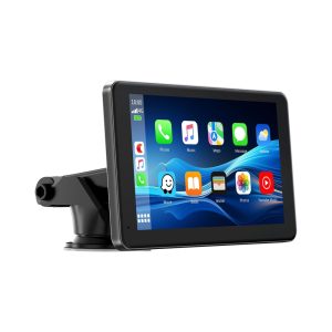Portable Wireless Car Stereo with Apple Carplay,7" HD Touch Screen Android Auto for Cars